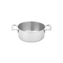 Thermalloy Stainless Steel Tri-Ply Sauce Pot with Helper Handle 4 Quart Capacity