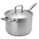 Elements Stainless Steel Sauce Pan with Cover 10 Quart Capacity