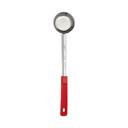 Stainless Steel One Piece Solid Portioner with Red Handle
