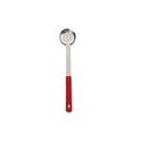 Stainless Steel One Piece Perforated Portioner with Red Handle