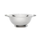 Stainless Steel Mirror Finish Footed Colander 8 Quart Capacity