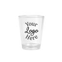 Clear Crystal Styrene Mini Pint Style Taster with 2 COLOR Custom Logo