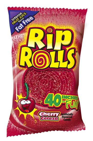 Rip Rolls, Cherry, 1.4 Ounce -- 288 Per Case
