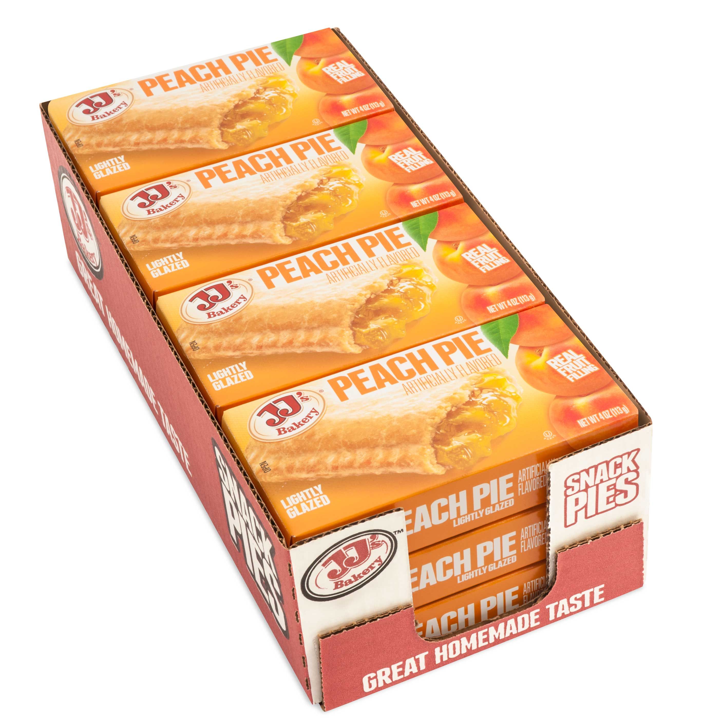 Jj's Bakery Peach Pie Dessert -- 48 Per Case