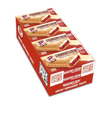 Jj's Bakery Duos Strawberry And Cream Pie -- 48 Per Case