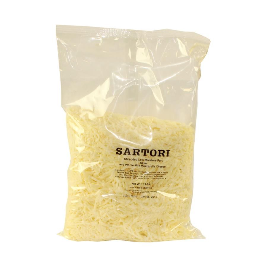 Sartori Foods Shredded Mozzarella Cheese, 5 Pound -- 6 Per Case