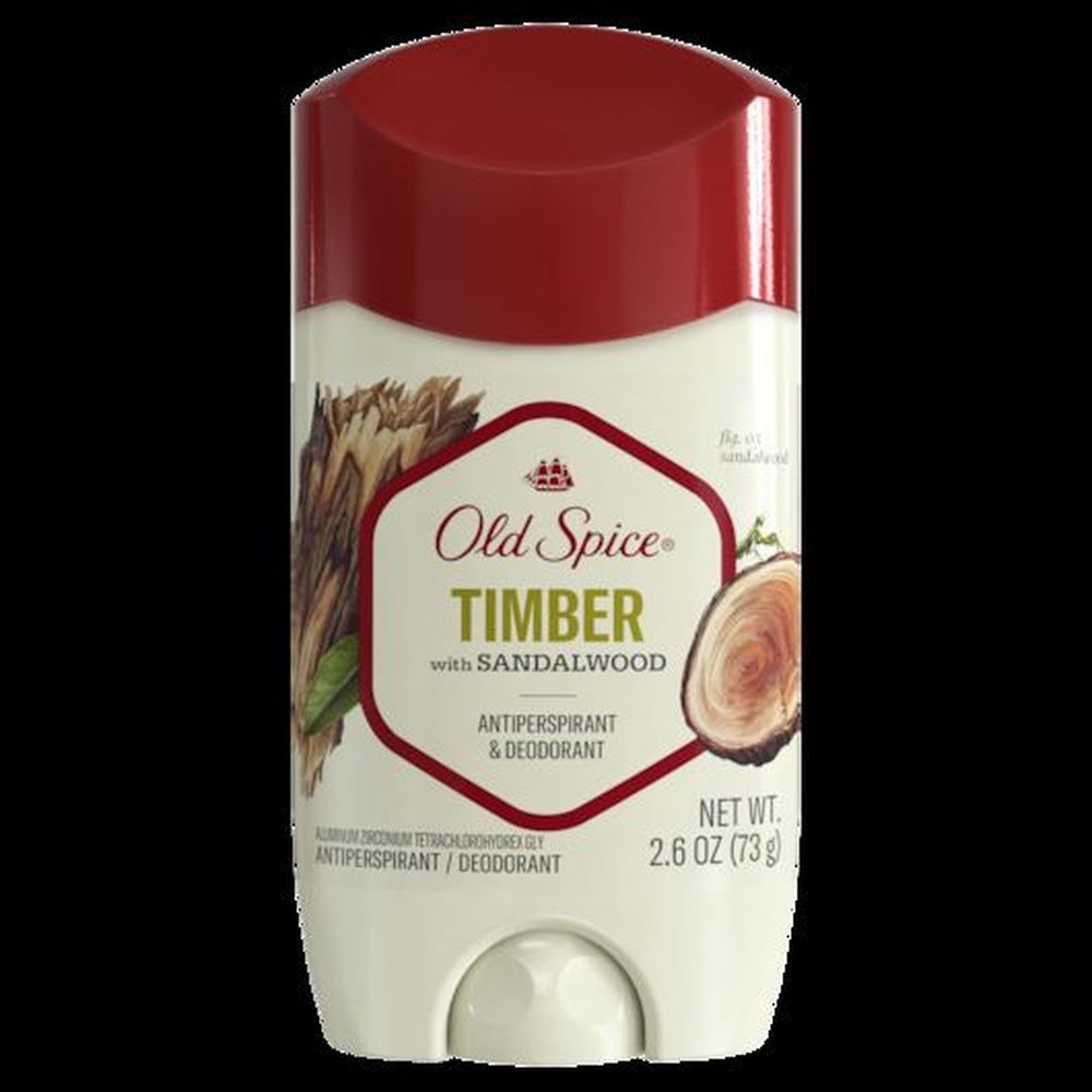 Old Spice Timber Invisible Solid Antiperspirant / Deodorant -- 12 Per Case