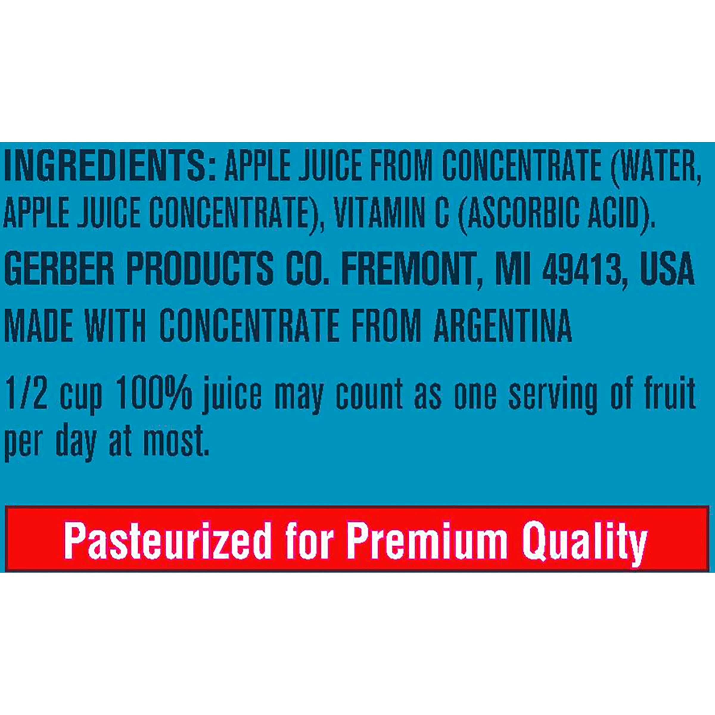 Gerber Apple Juice, 32 Fluid Ounce -- 6 Per Case