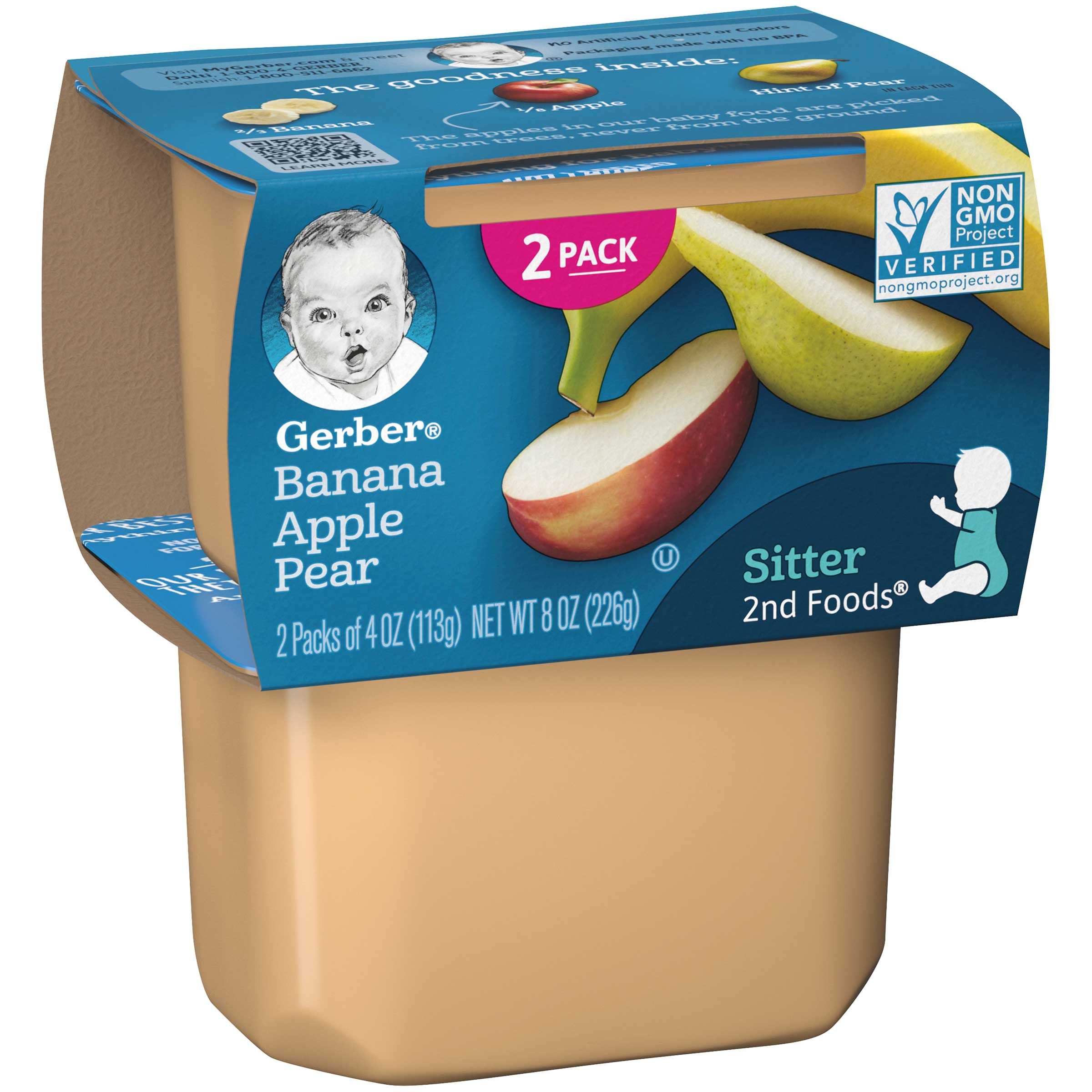 Gerber 2nd Foods Bananas With Apples And Pears Baby Food, 8 Ounce -- 8 Per Case