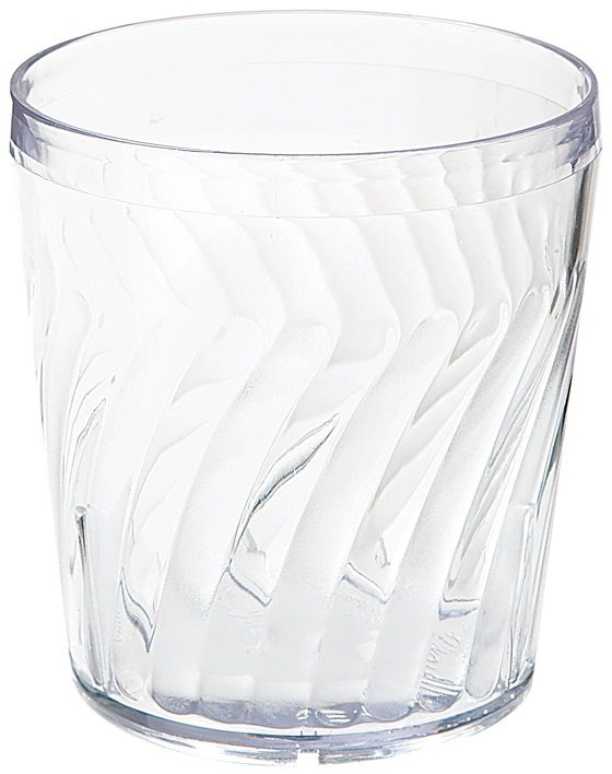 Get Enterprises San Plastic Clear Tahiti Rock Glass, 9 Ounce -- 72 Per Case