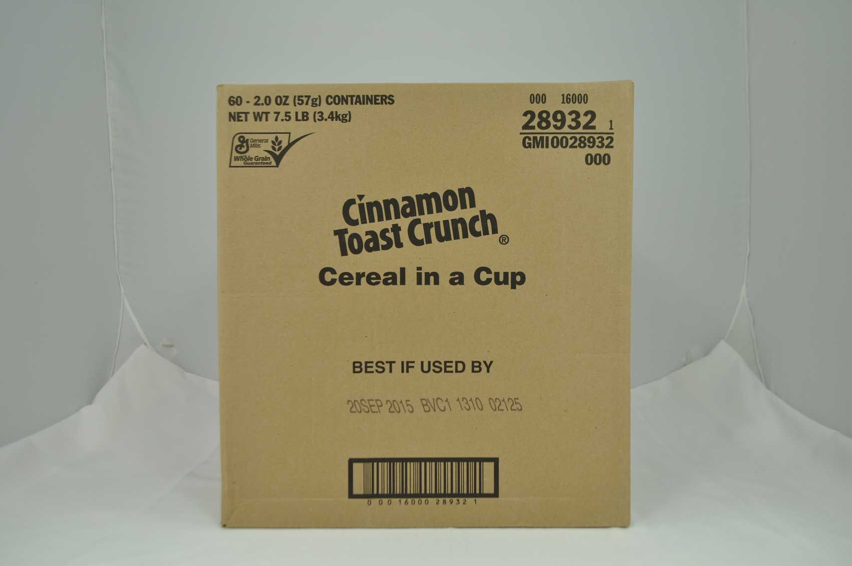 Cinnamon Toast Crunch Cereal, 2 Ounce In A Cup -- 60 Per Case
