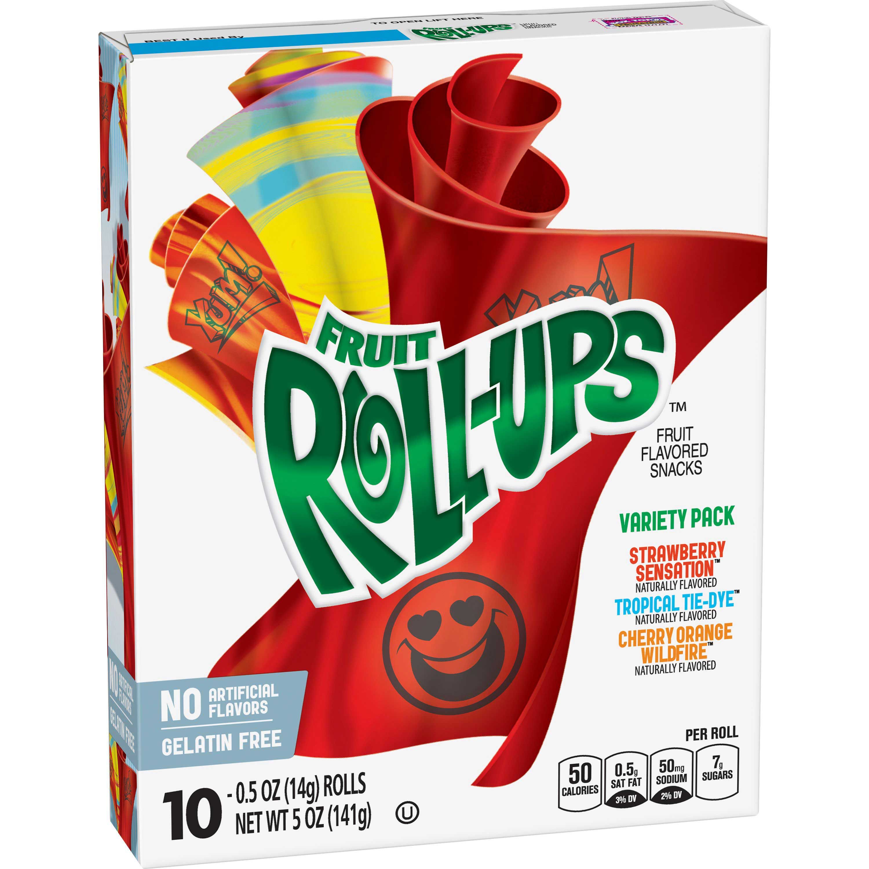 Fruit Roll-ups Fruit Flavored Snack, Variety Pack, 5 Ounce -- 10 Per Case