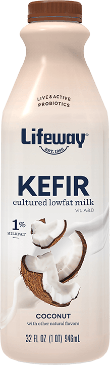 Lifeway Coconut Low Fat Kefir, 32 Ounce -- 6 Per Case