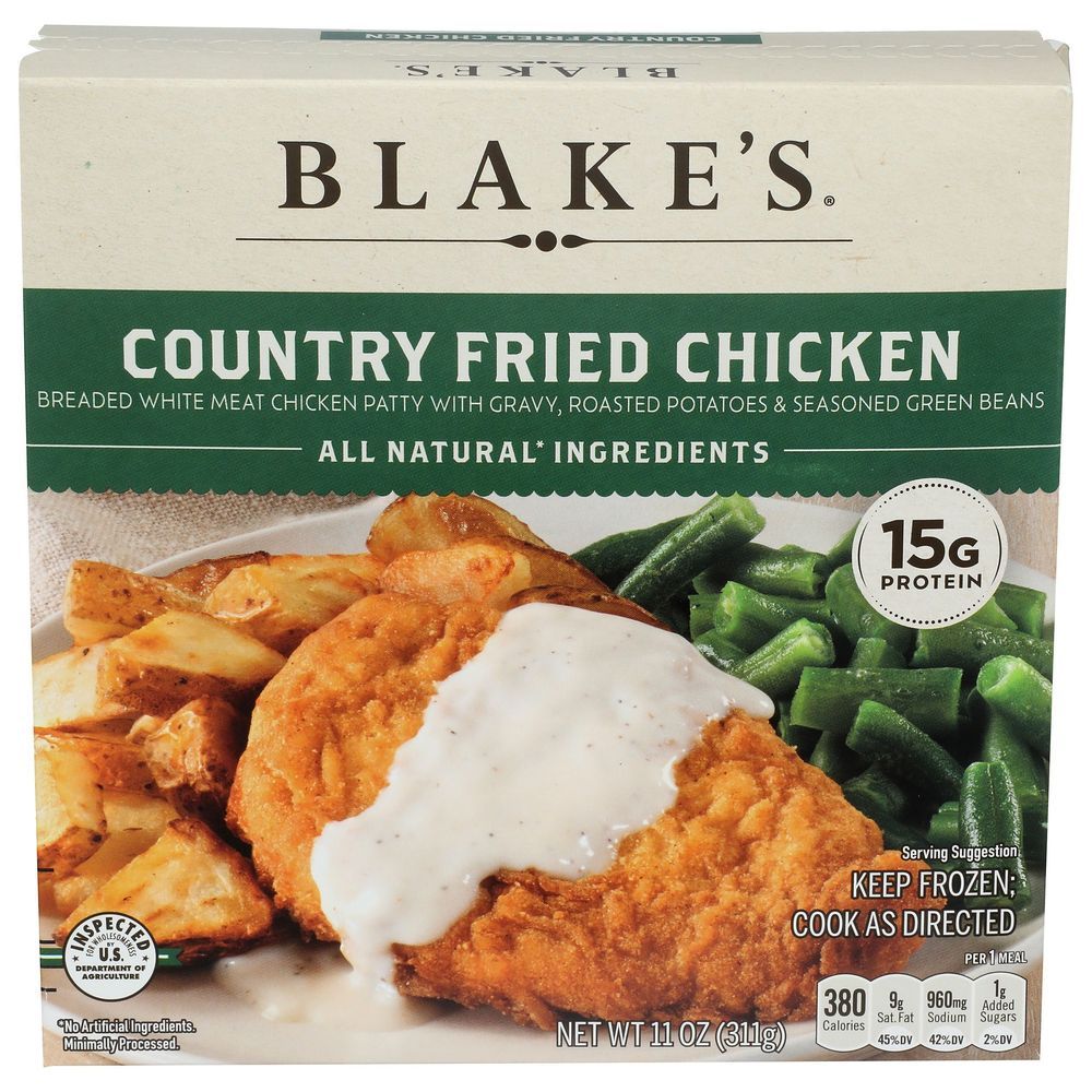 Blakes Country Fried Chicken Meal, 11 Ounce -- 8 Per Case