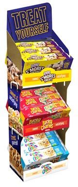 Cinnamon Toast Crunch Golden Grahams And Lucky Charms Treats Bar, 23.67 Ounce -- 3 Per Case