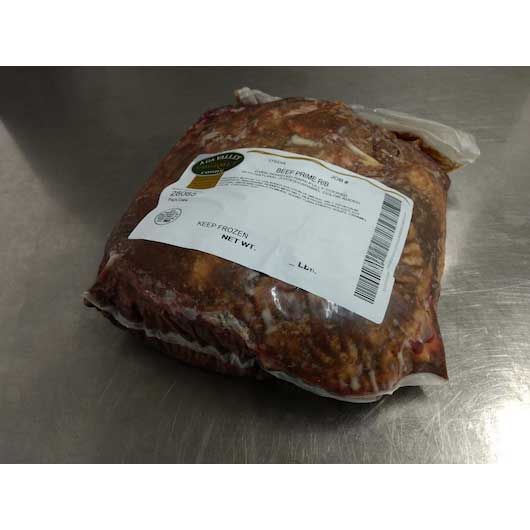 Ada Valley Gourmet Foods Peppercorn Rare Half Beef Prime Rib, 7.5 Pound -- 2 Per Case