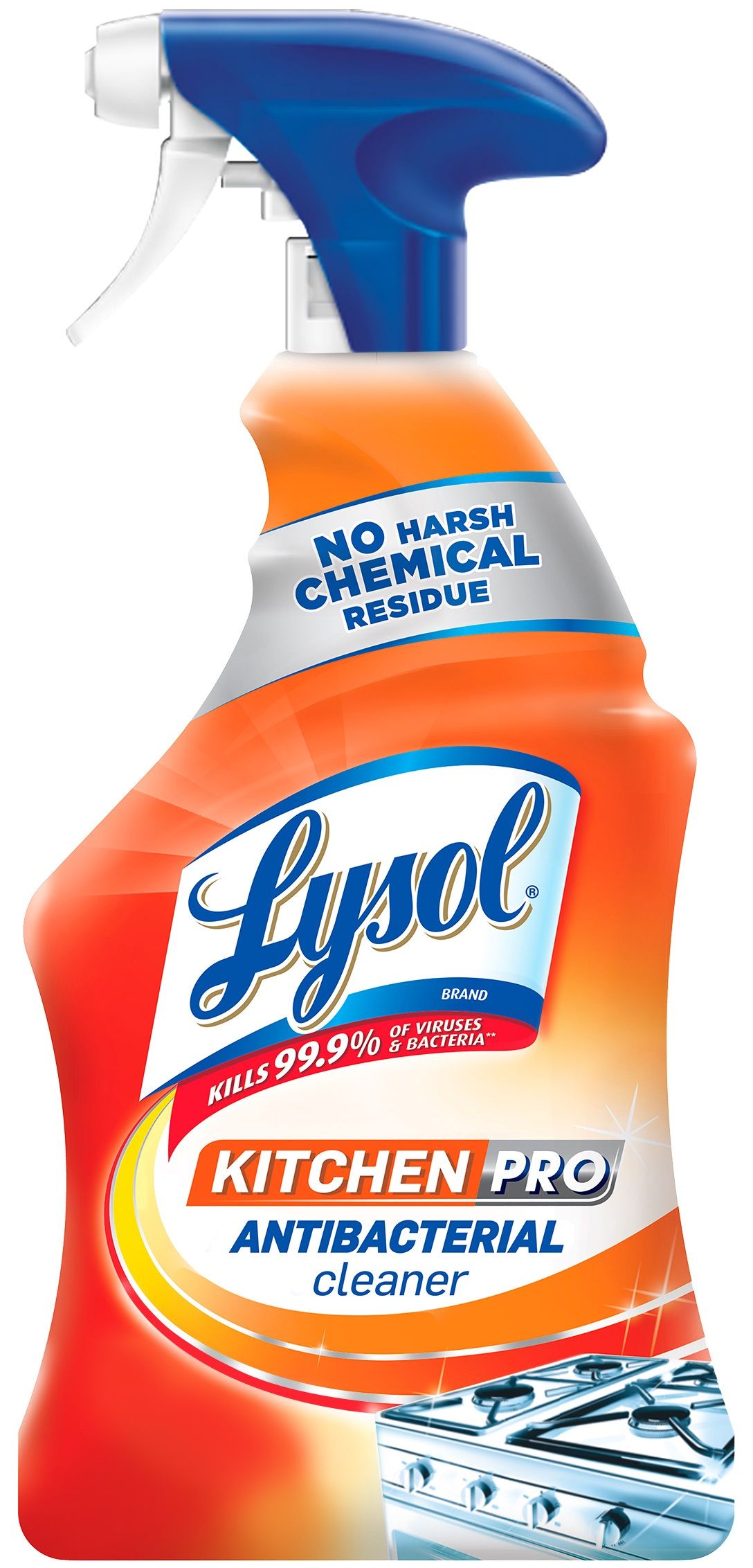 Lysol Kitchen Protein Antibacterial Cleaner, 22 Ounce -- 9 Per Case