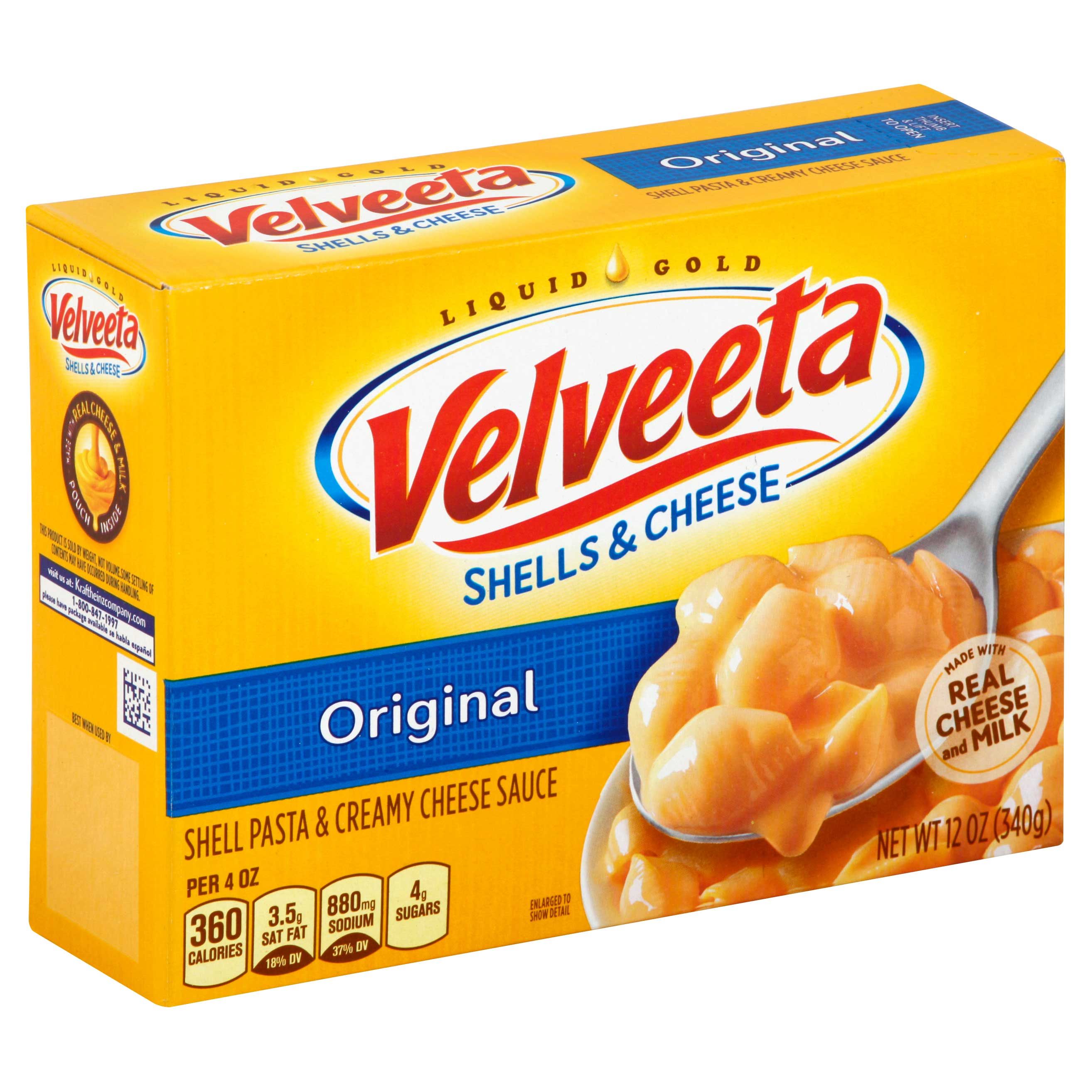 Velveeta Shells And Cheese Dinner Entree, 12 Ounce -- 24 Per Case