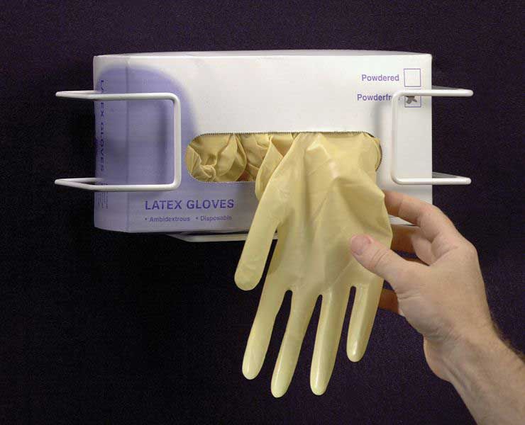 Tolco White Rack Box For Disposable Gloves -- 6 Per Case