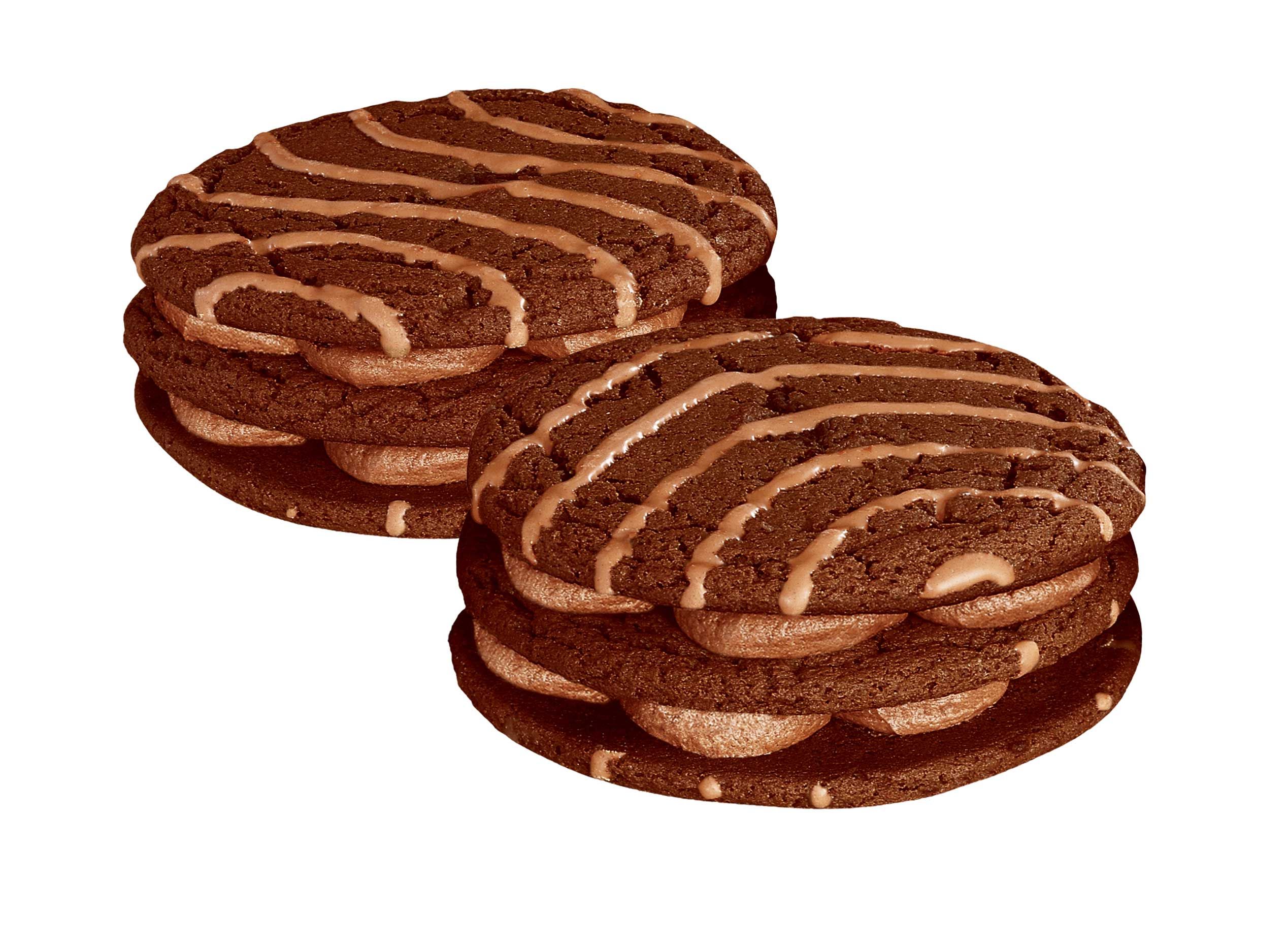 Little Debbie Vending Double Decker Fudge Round -- 54 Per Case