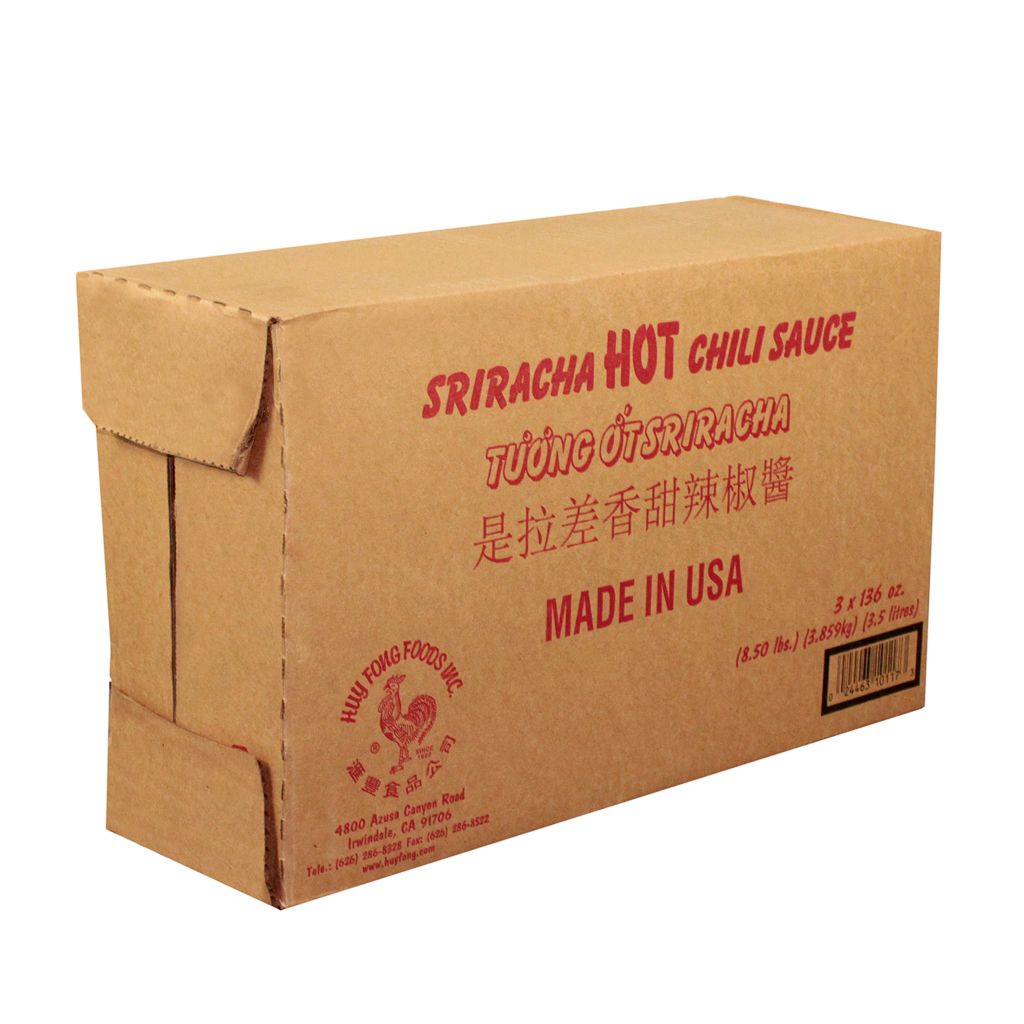 Huy Fong Sriracha Hot Chili Sauce, 8.5 Pound -- 3 Per Case