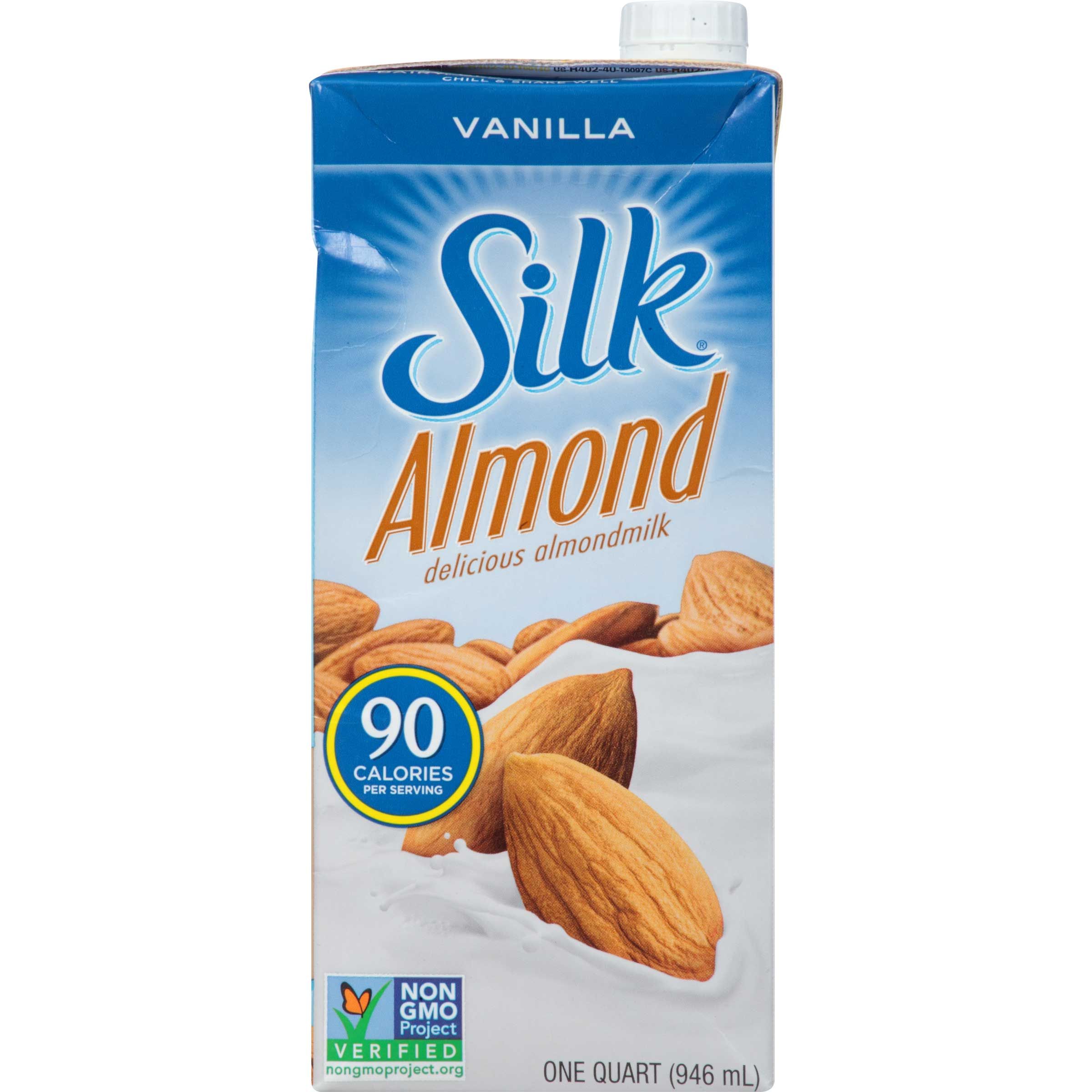 Silk Vanilla Pure Almond Milk, 32 Ounce -- 6 Per Case