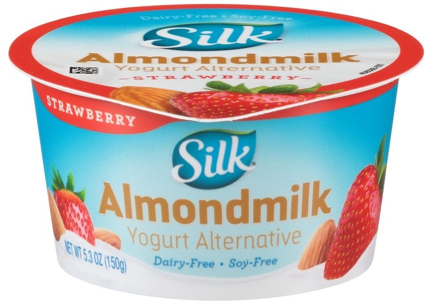 Silk Strawberry Cultured Almondmilk Yogurt Alternative, 5.3 Ounce -- 8 Per Case