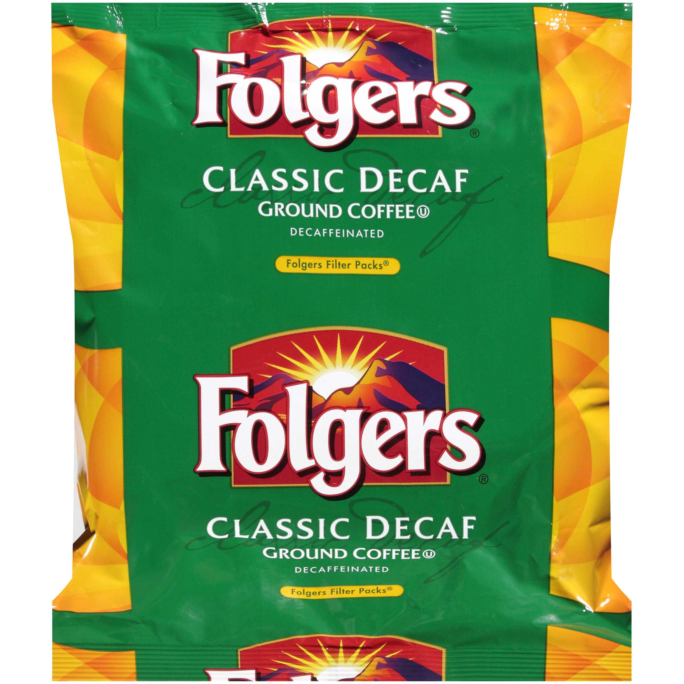 Folgers Classic Decaf Ground Coffee, 1.05 Ounce -- 80 Per Case