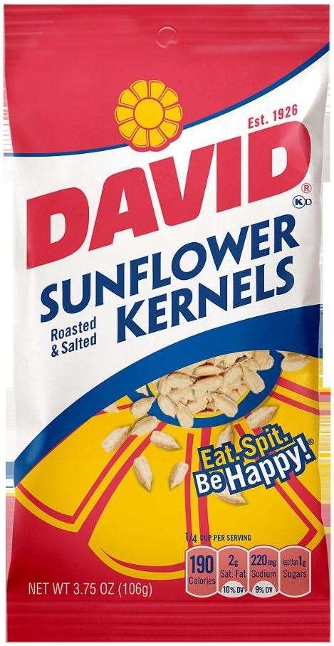 David Sunflower Kernel Seed, 3.75 Ounce -- 12 Per Case
