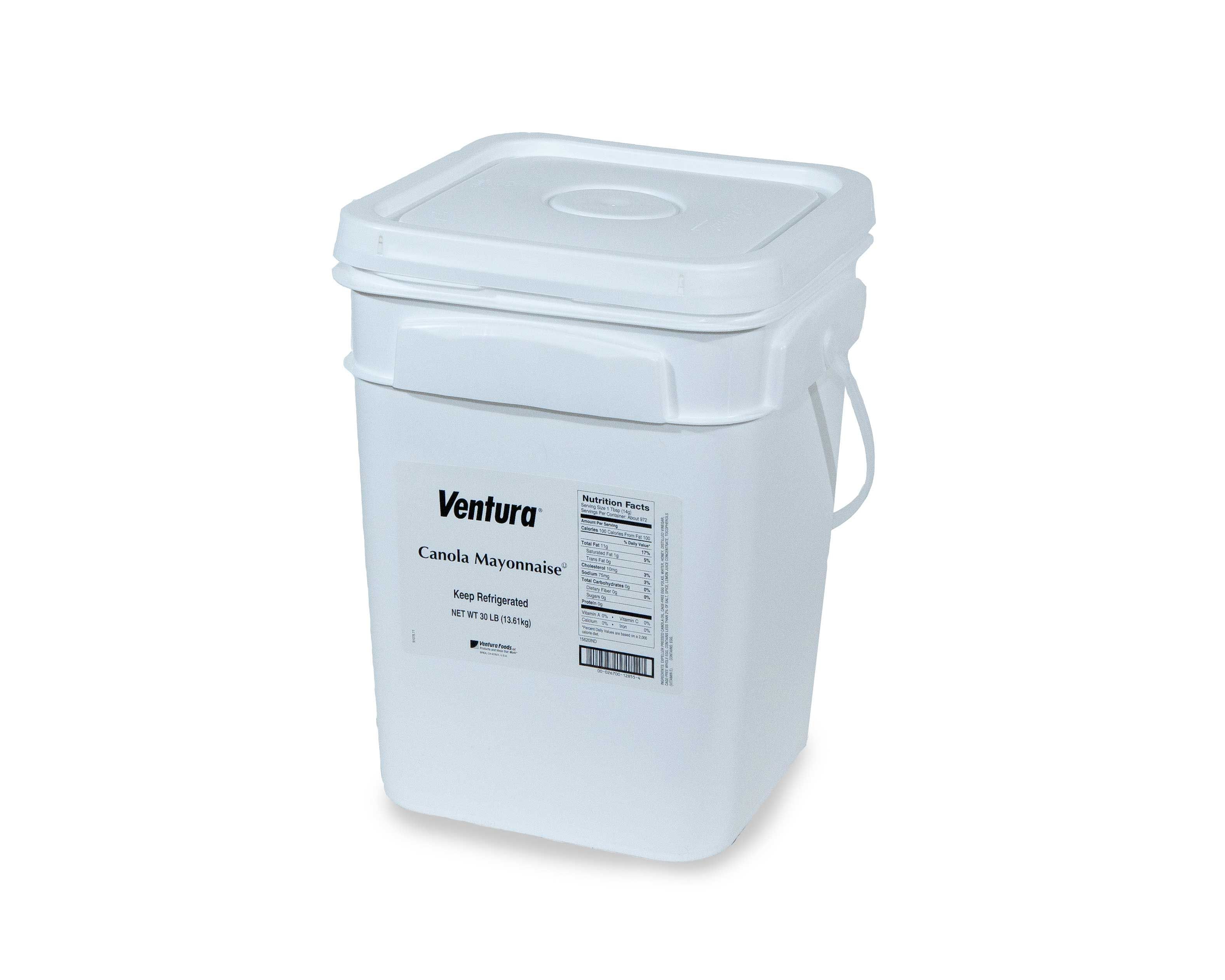 Ventura Mayonnaise Canola Tub, 30 Pound