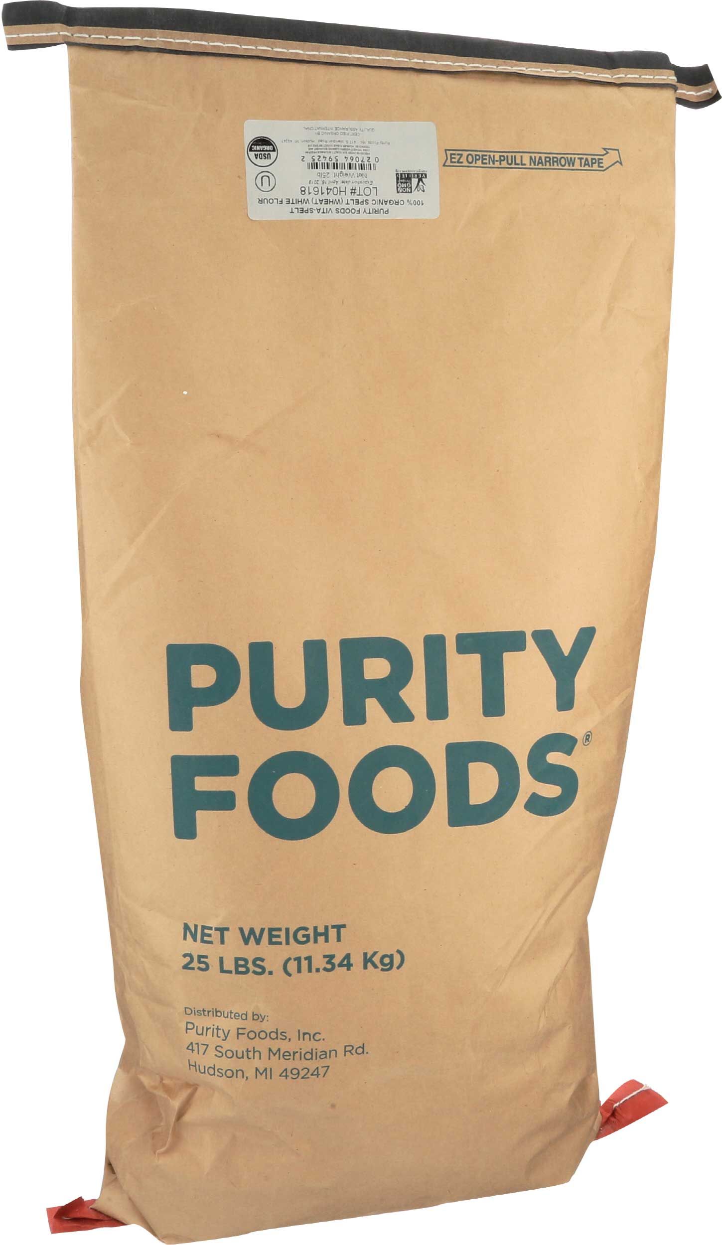 Vitaspelt Organic White Spelt Flour, 25 Pound