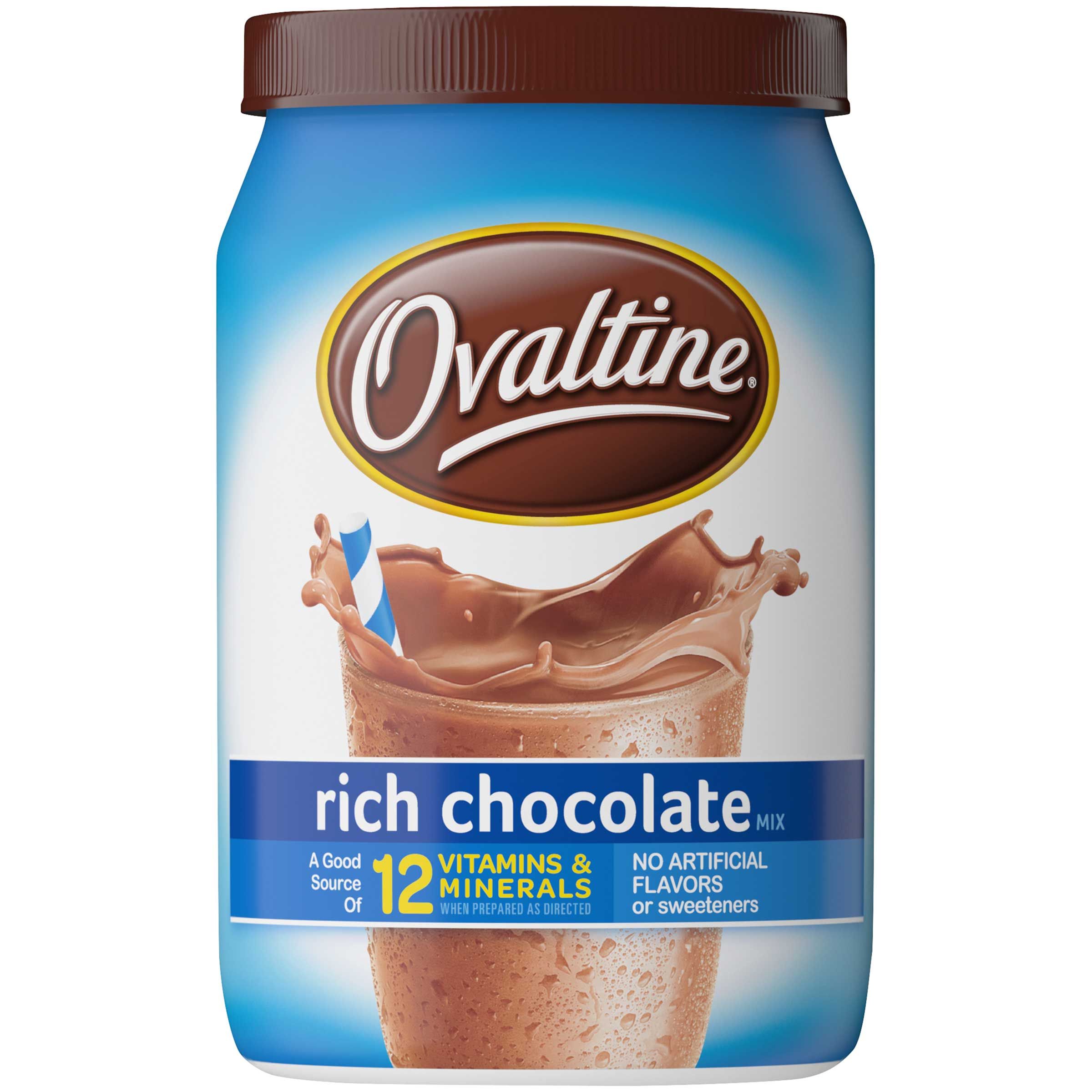 Ovaltine Rich Chocolate Drink Mix, 12 Ounce -- 6 Per Case
