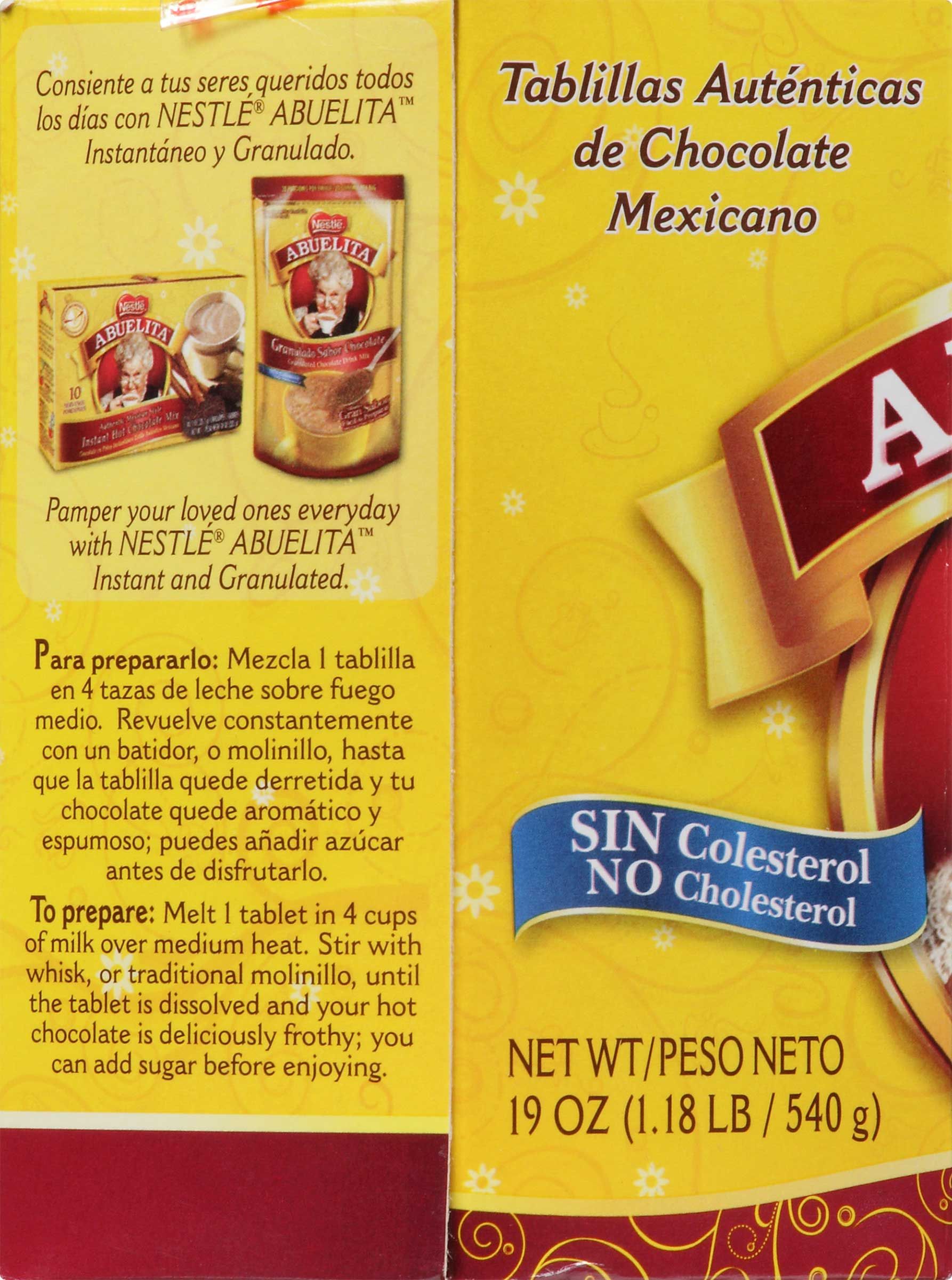 Abuelita Chocolate Tablets, 19 Ounce -- 12 Per Case