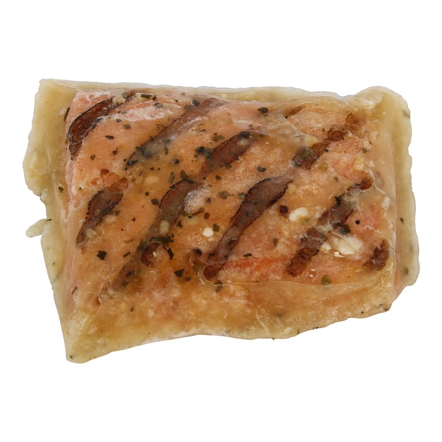 Trident Seafoods 4 Ounce Fully Cooked Redi Grilled Alaskan Salmon Portion, 10 Pound