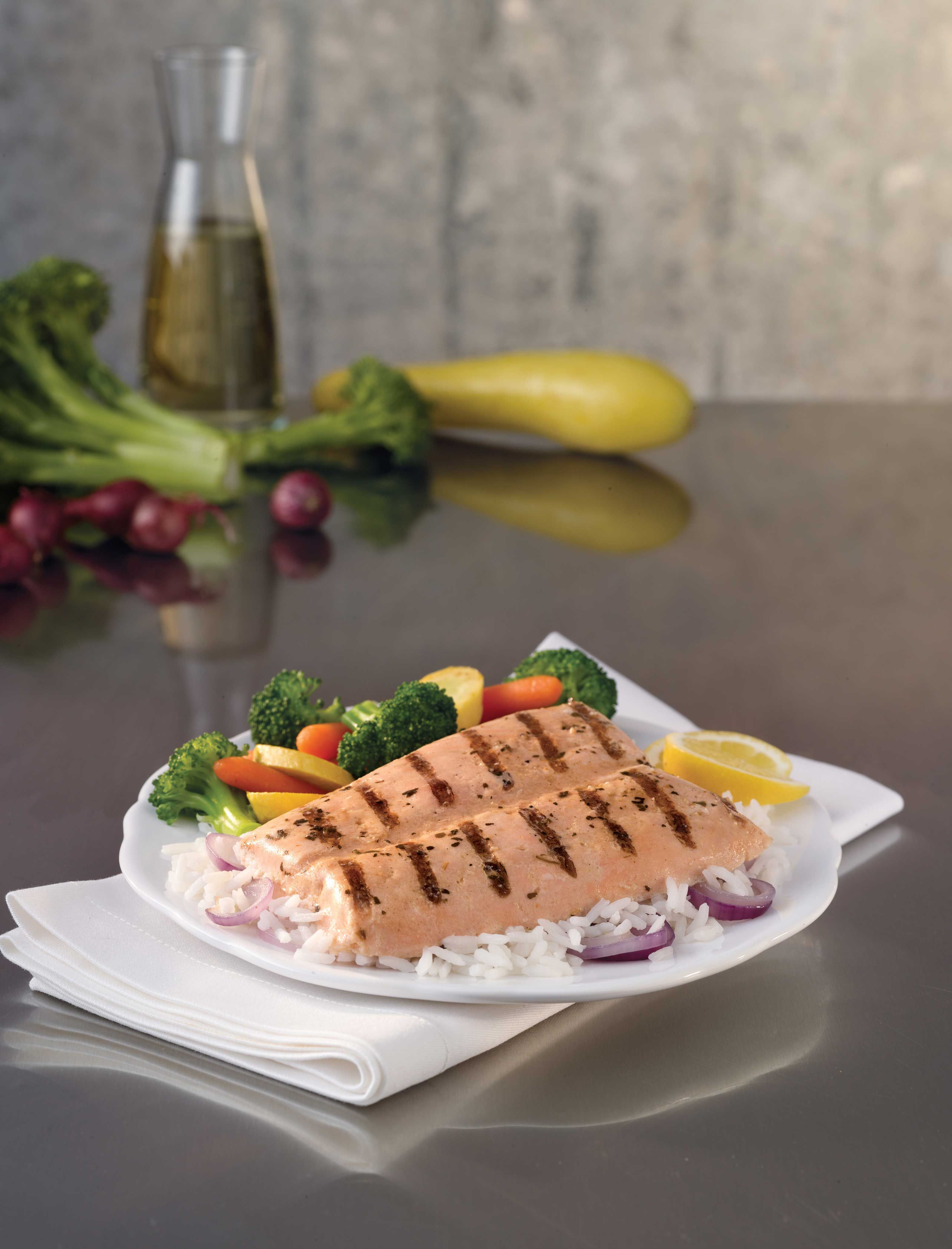 Trident Seafoods Redi Grilled Alaskan Salmon, 6 Ounce Count -- 28 Per Case
