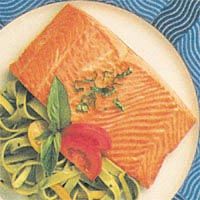 Trident Seafoods Farm Raised Skinless Boneless Atlantic Salmon Fillet, 20 Of 8 Ounce Pieces, 10 Pound