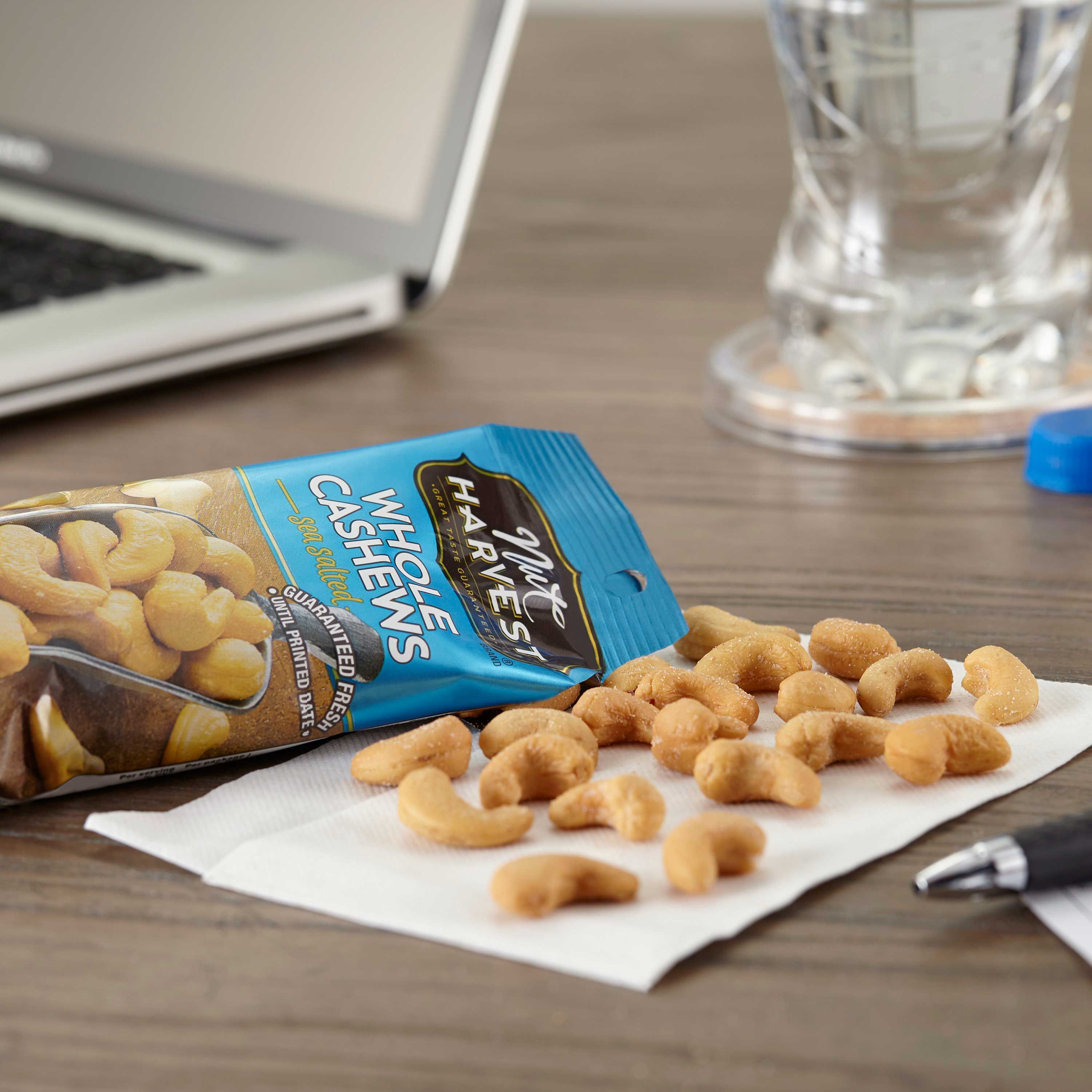 Nut Harvest Sea Salted Whole Cashew, 2.25 Ounce -- 48 Per Case