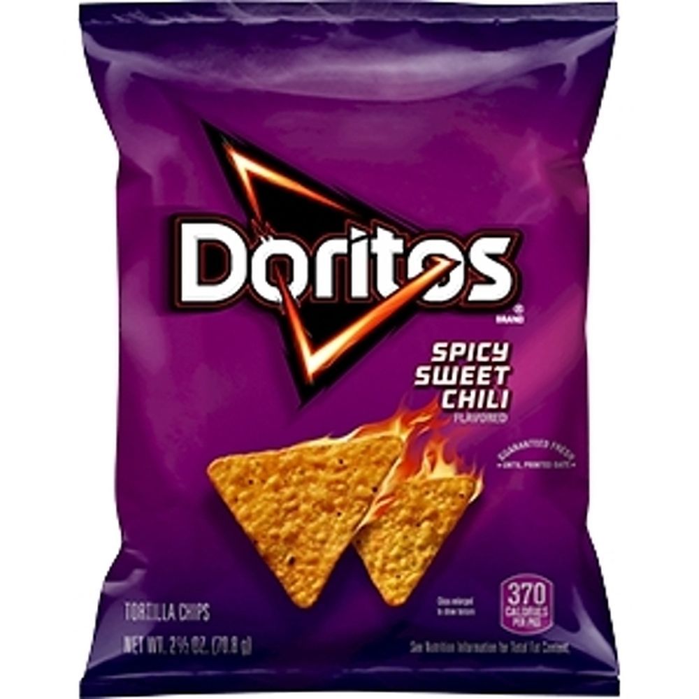 Doritos Spicy Sweet Chili Tortilla Chips, 2.5 Ounce -- 24 Per Case