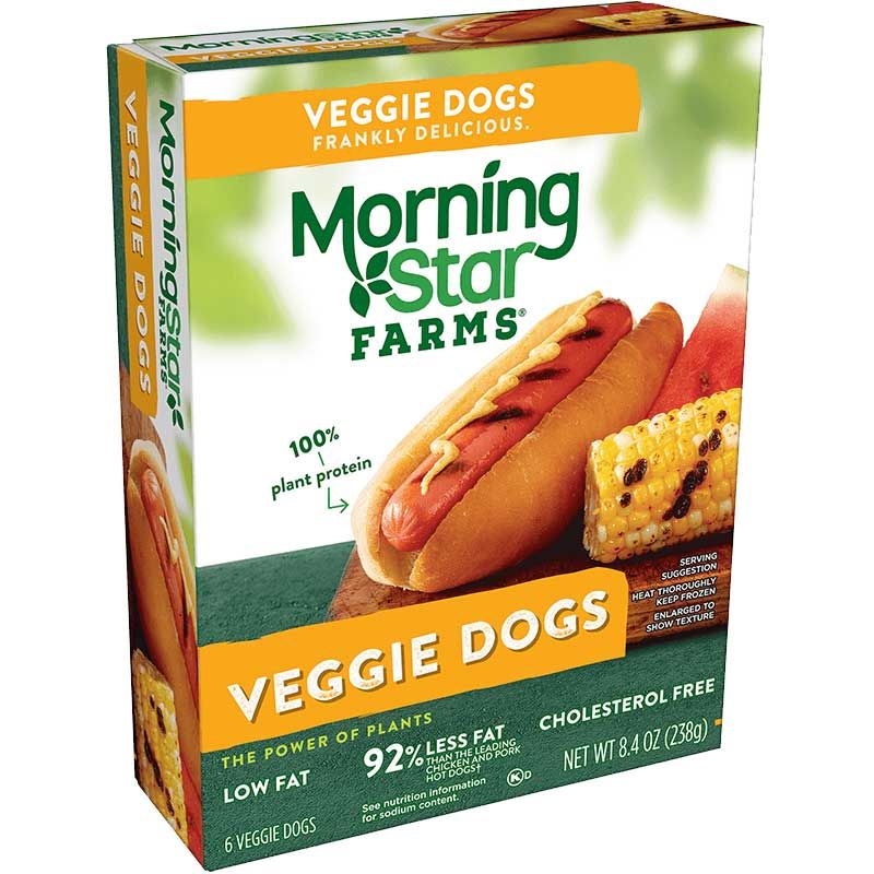 Morningstar Farms Veggie Dog, 8.4 Ounce -- 6 Per Case