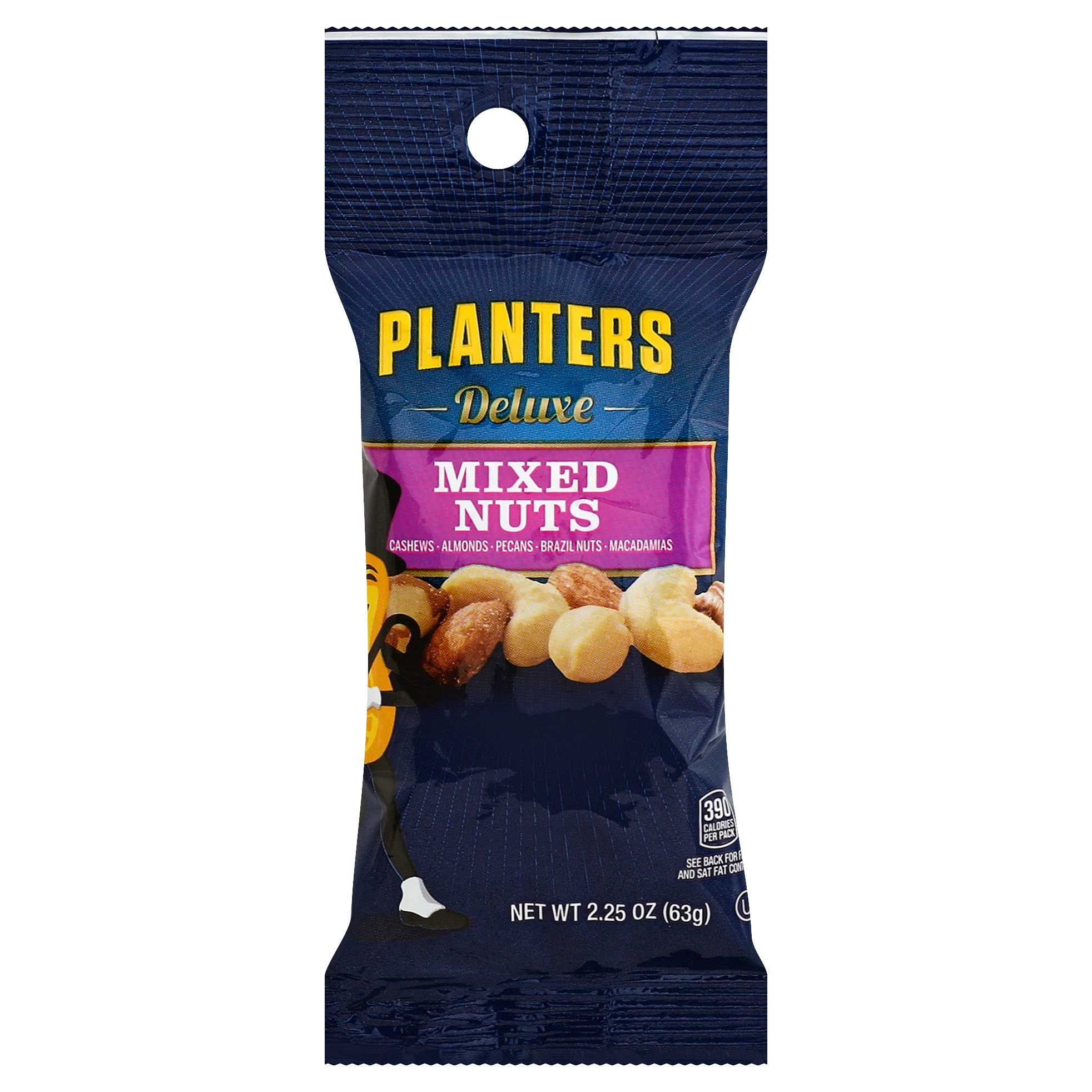 Planters Deluxe Mixed Nut, 2.25 Ounce -- 72 Per Case