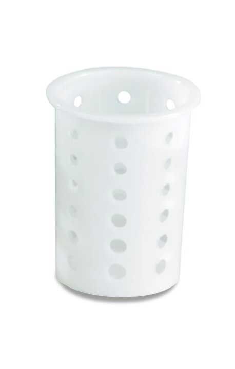 Vollrath Cylinder Plastic, White 3 3/4 Inch