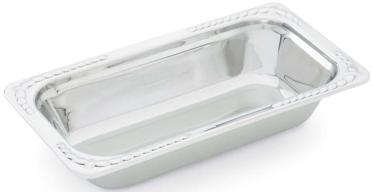 Vollrath Stainless Steel Third Size Rectangle Food Pan, 4 Inch Deep