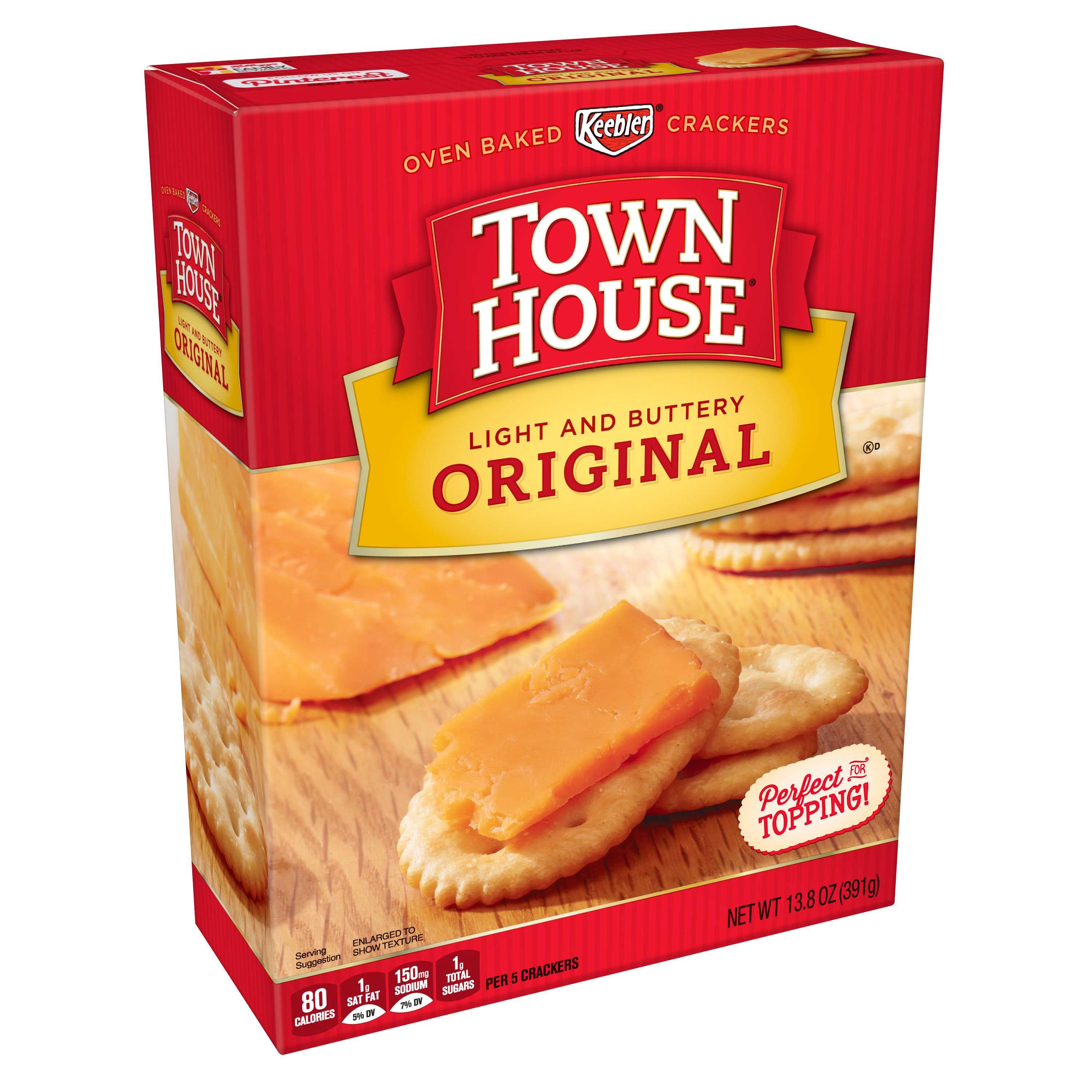 Kellogg's Town House Original Cracker, 13.8 Ounce -- 12 Per Case