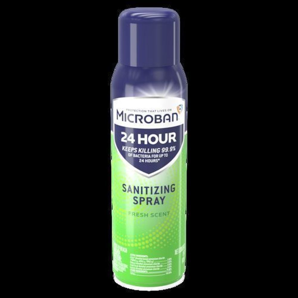 Microban Sanitizing Spray, 30 Count