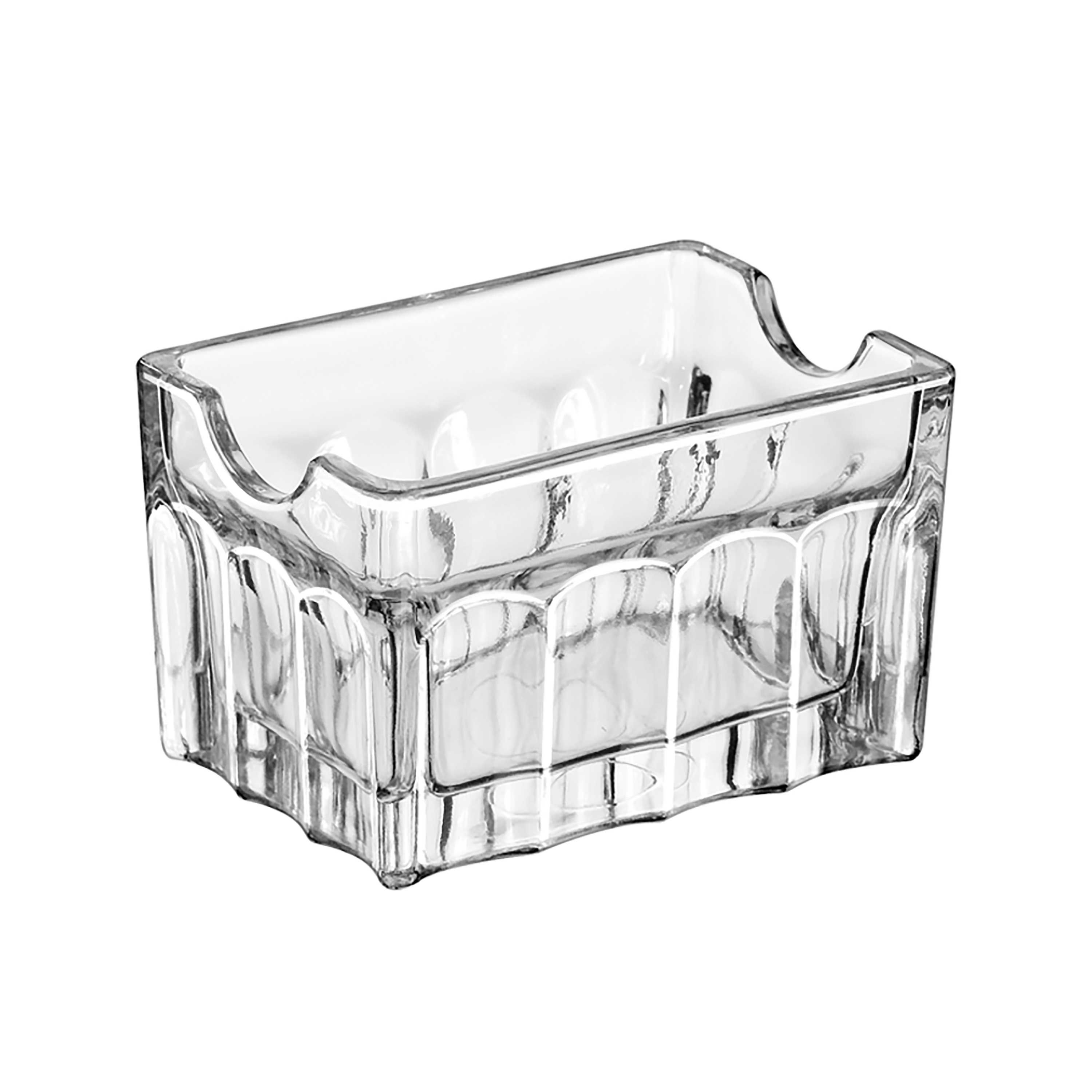 Libbey 5258 3.5 Clear Glass Sugar Packet Holder -- 24 Per Case