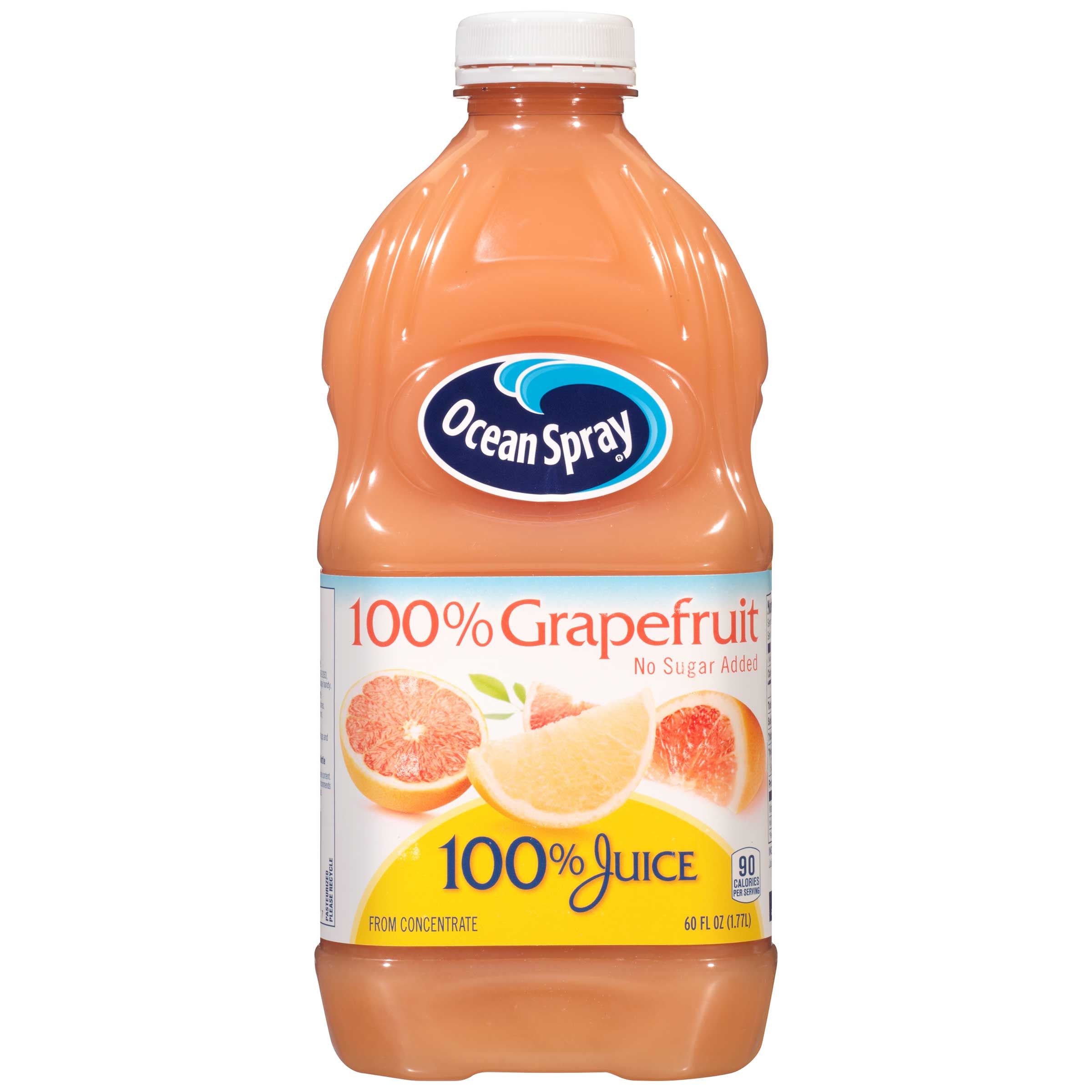 Ocean Spray 100 Percent Grapefruit Juice, 60 Fluid Ounce -- 8 Per Case