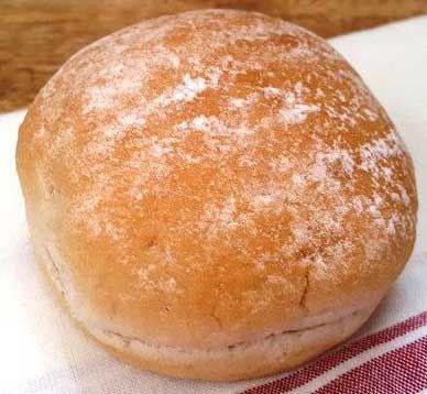 Piantedosi Flour Ham Burger Roll -- 48 Per Case