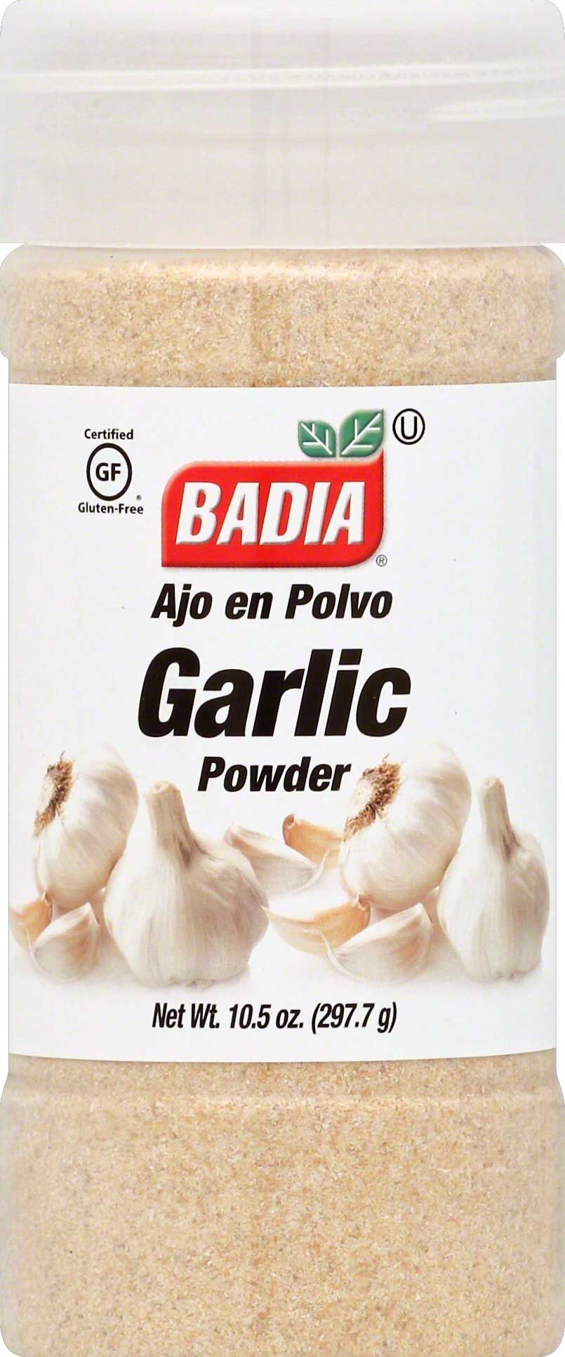 Badia Garlic Powder, 10.5 Ounce Bottle -- 12 Per Case