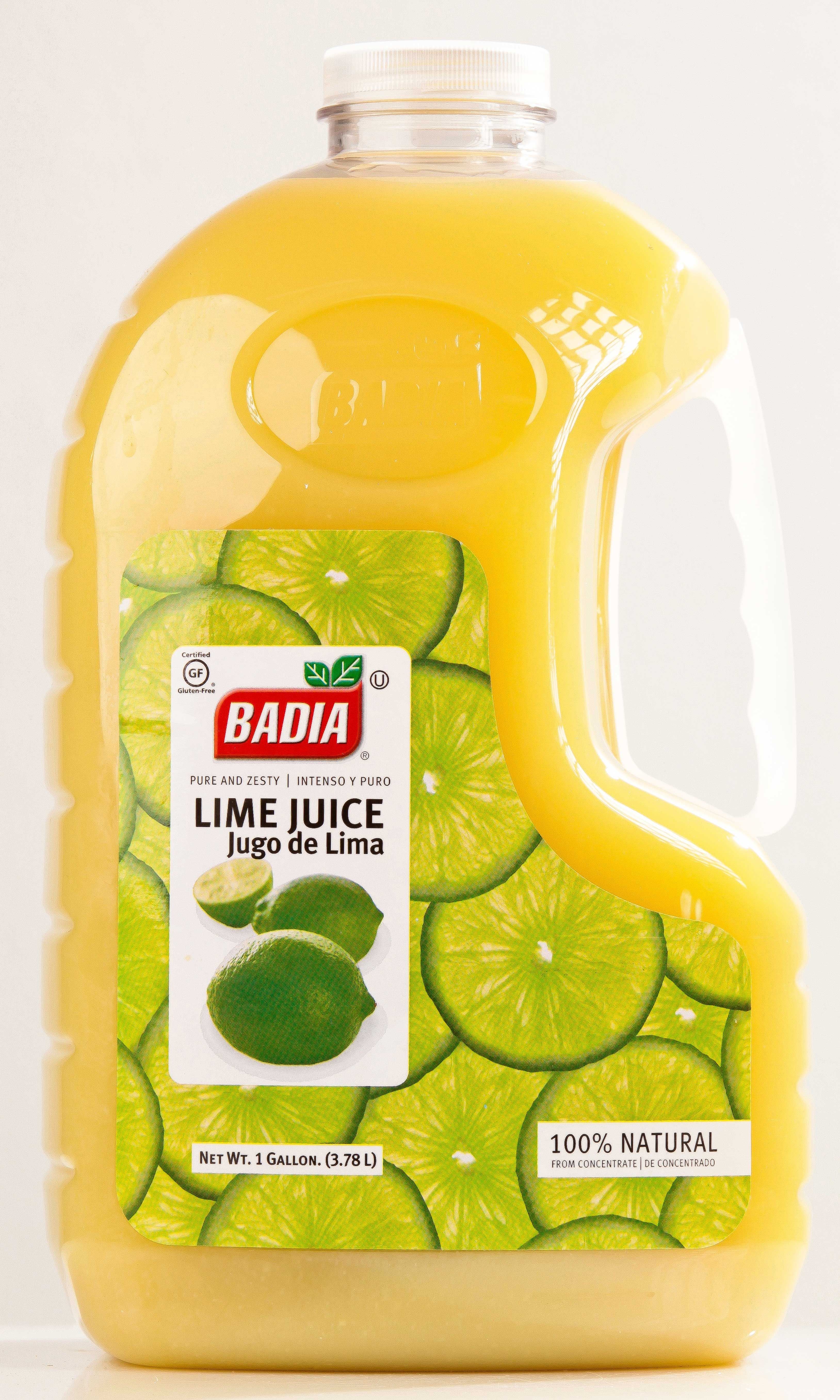 Badia Lime Juice, 1 Gallon -- 4 Per Case