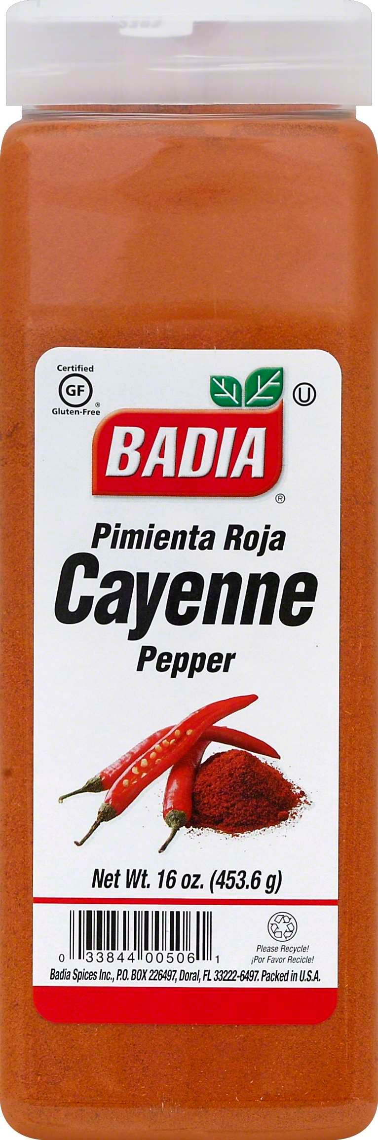 Badia Ground Cayenne Pepper, 16 Ounce -- 6 Per Case